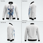Anime Bomber Jacket – Premium Printed Fleece