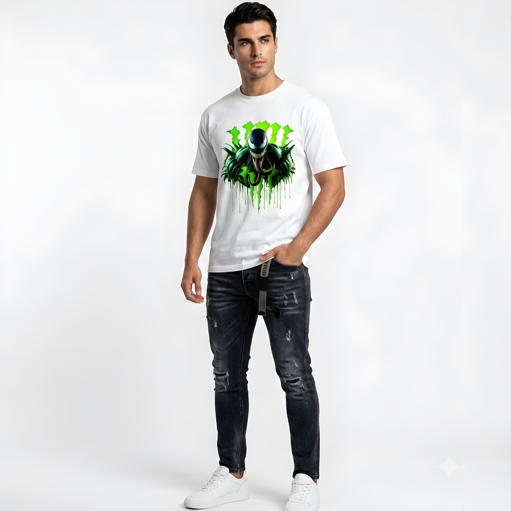Venom Graphic Unisex Cotton T-Shirt