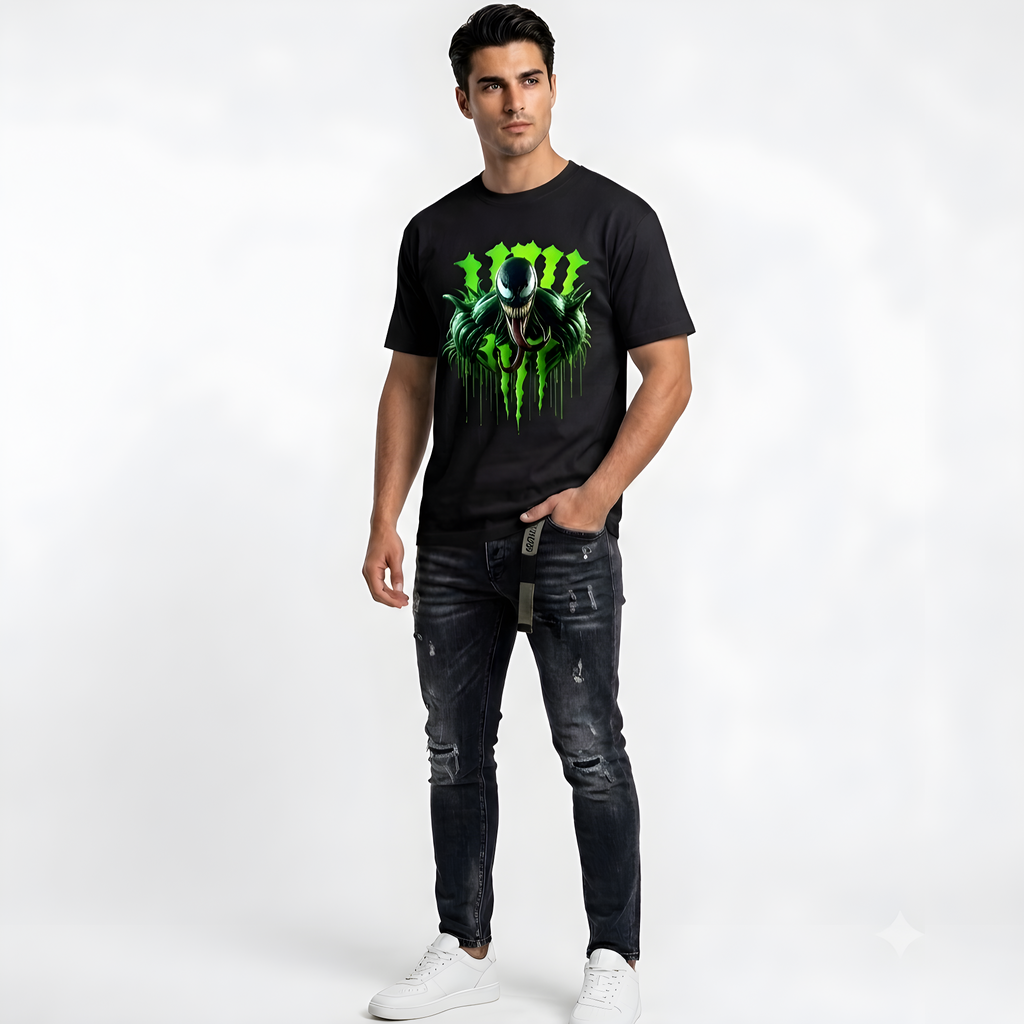 Venom Graphic Unisex Cotton T-Shirt