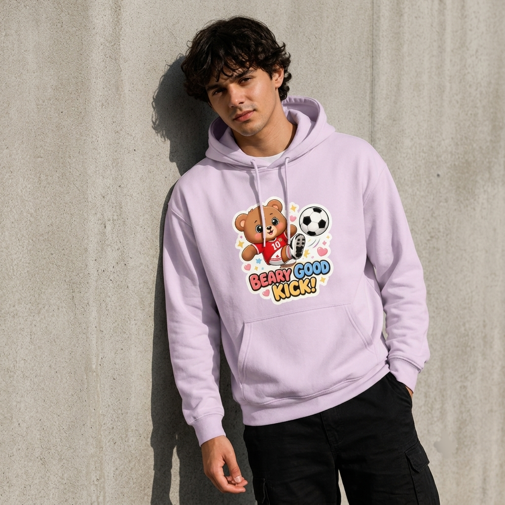 Beary Good Kick Oversized Hoodie