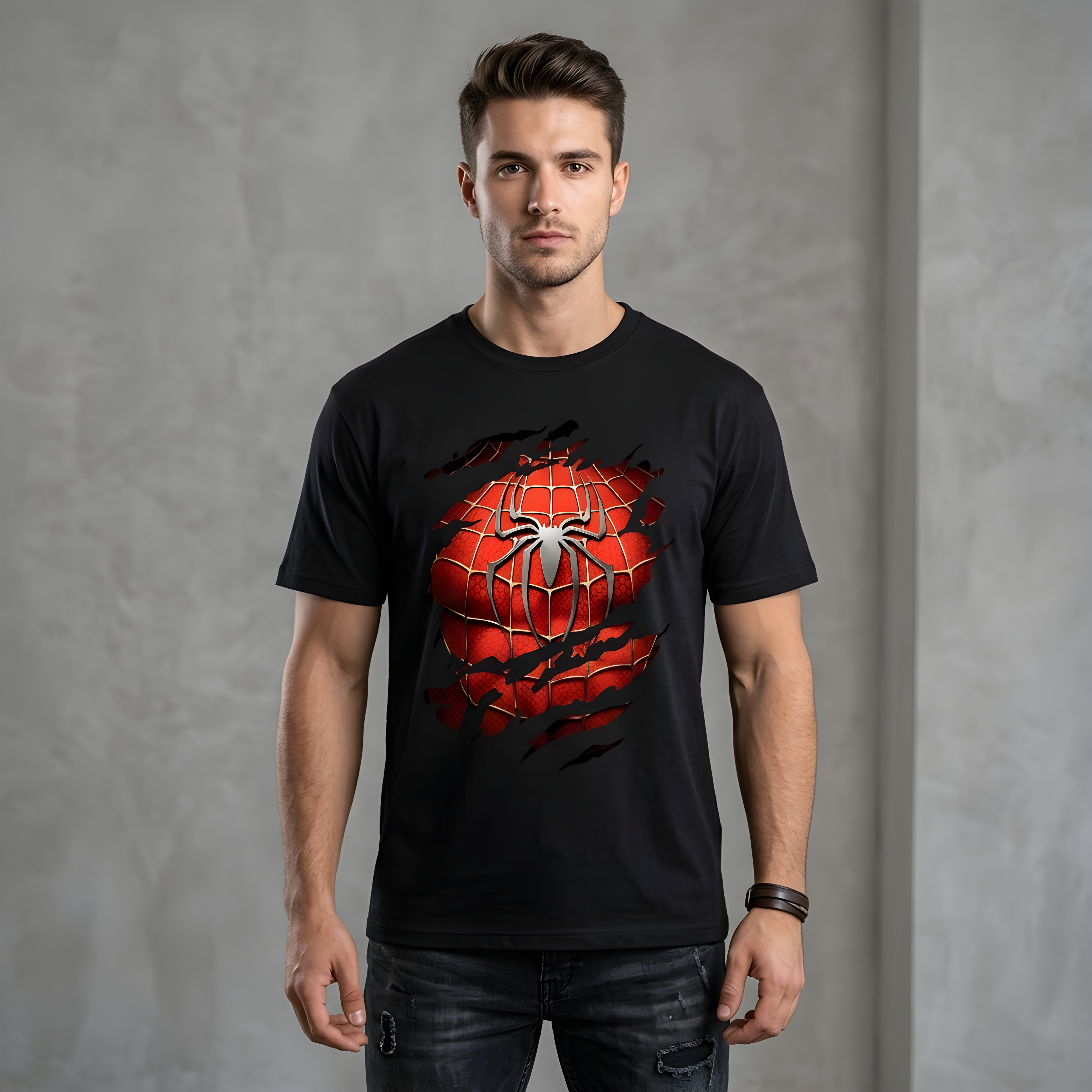 Spider Graphic Unisex Cotton T-Shirt