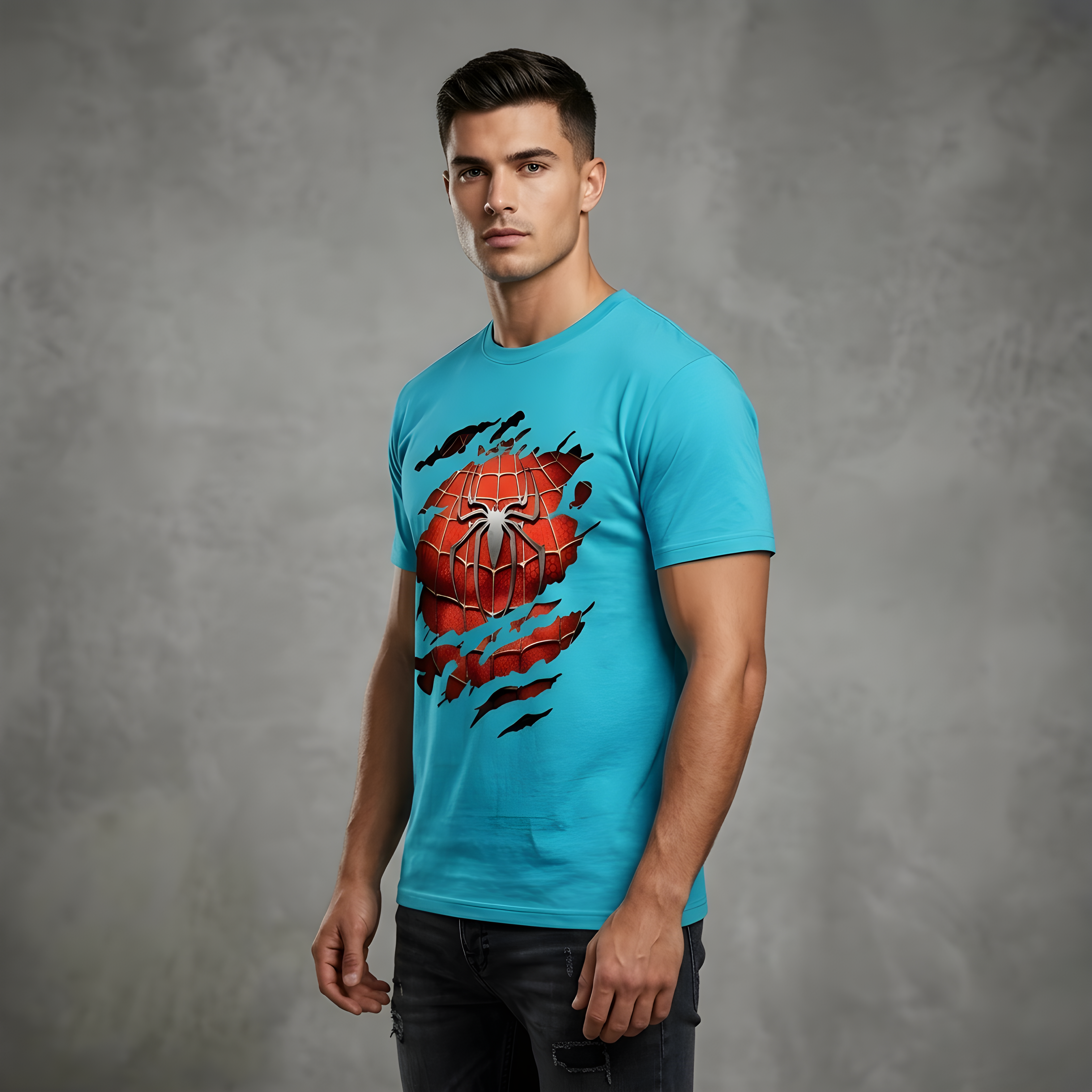 Spider Graphic Unisex Cotton T-Shirt