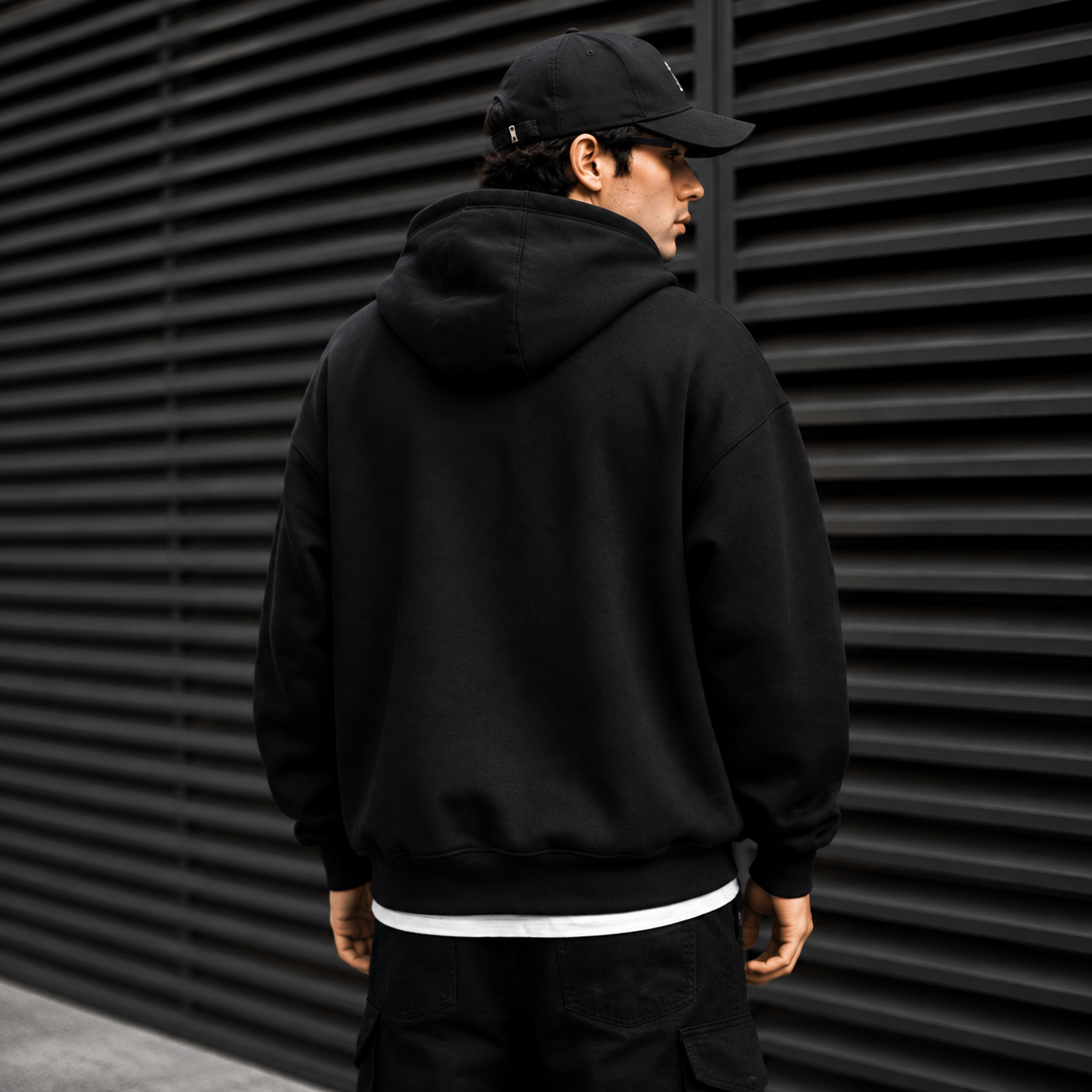 Cute Panda Music Oversized Hoodie