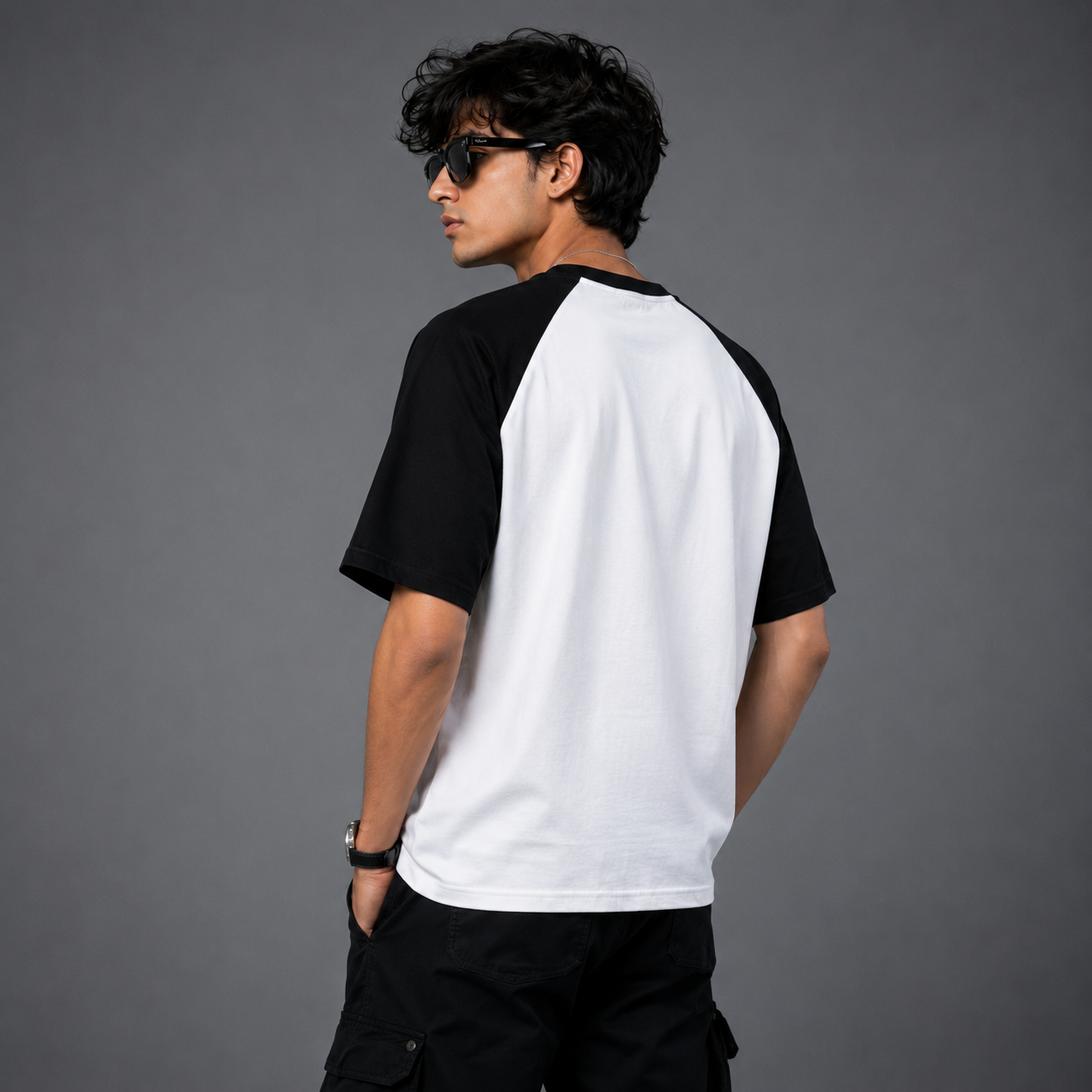 Emotional Support Shark  Oversized Raglan T-Shirt