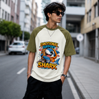 Emotional Support Shark  Oversized Raglan T-Shirt