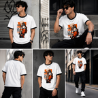 Limit Yourself Anime Graphic  Ringer T-Shirt