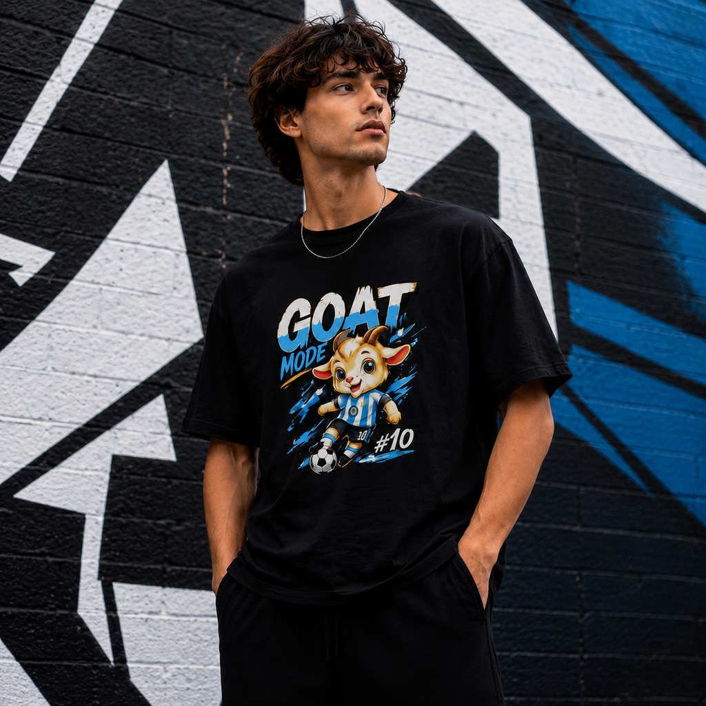 GOAT Mode Graphic  Classic Crew T-Shirt
