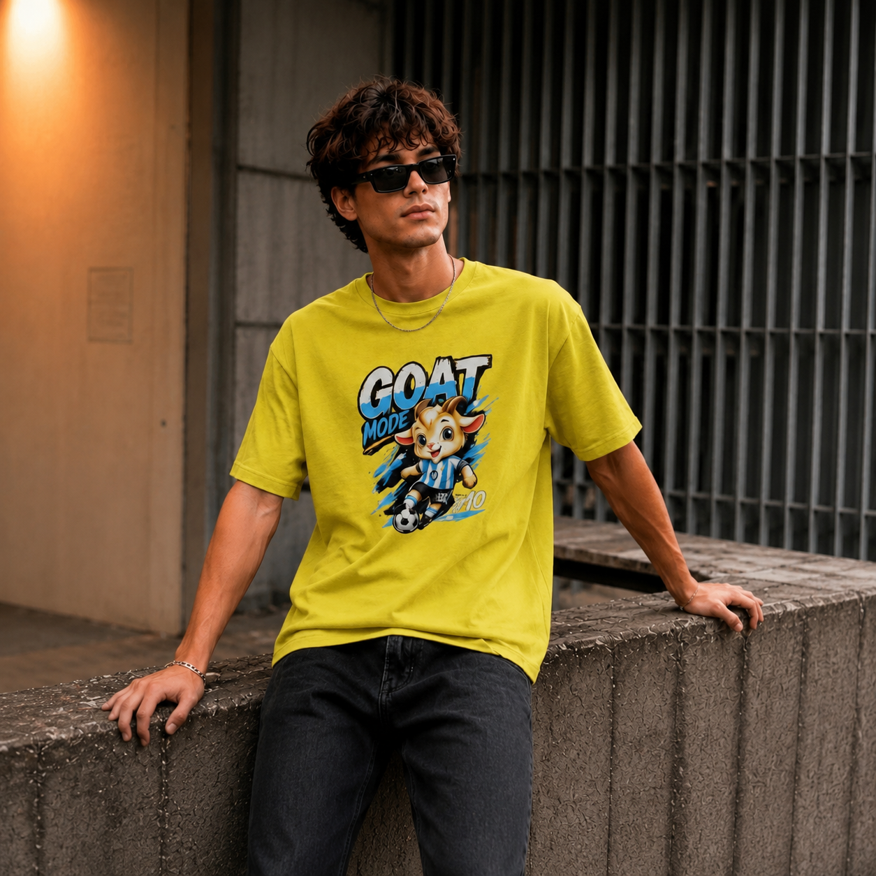 GOAT Mode Graphic  Classic Crew T-Shirt