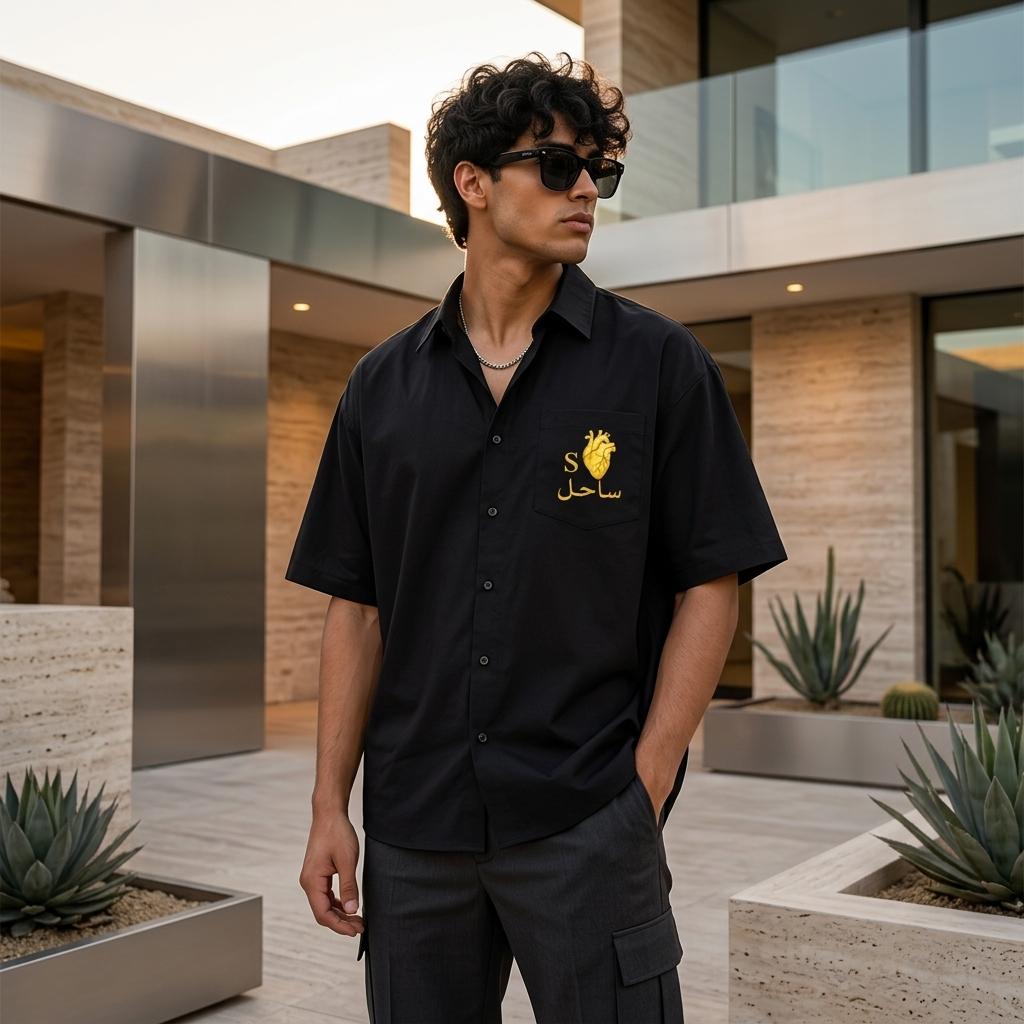 Sahil Signature – Premium 240 GSM Oversized Shirt