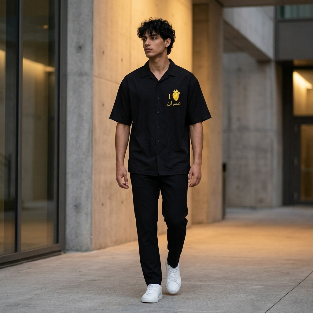 Imran Signature- Oversized Cotton Shirt