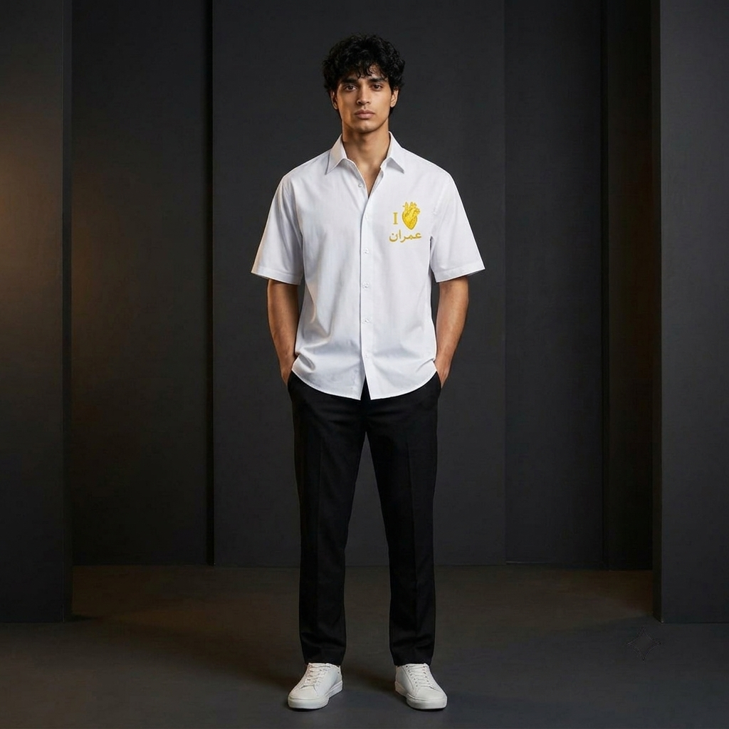 Imran Signature- Oversized Cotton Shirt