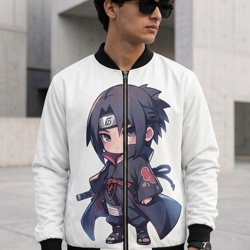 Anime Graphic AOP Bomber Jacket – Unisex