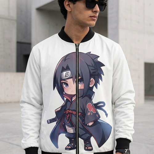 Anime Graphic AOP Bomber Jacket – Unisex